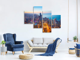 modern-4-piece-canvas-print-the-magnificent-mile