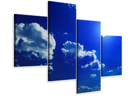 modern-4-piece-canvas-print-the-moon