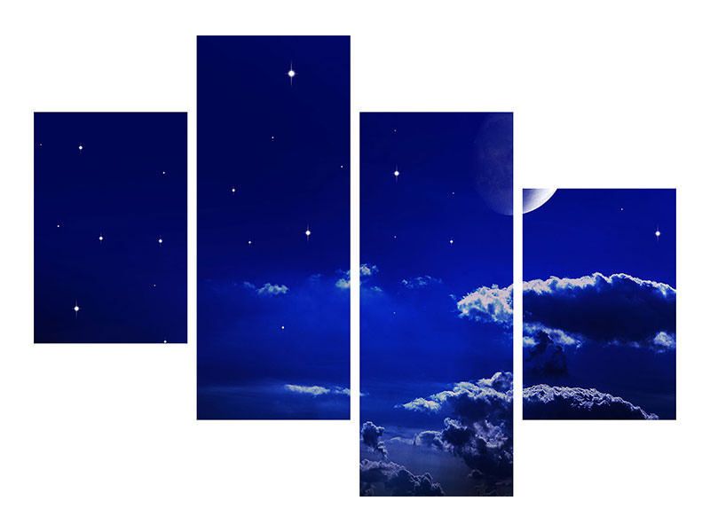 modern-4-piece-canvas-print-the-night-sky