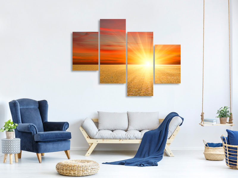 modern-4-piece-canvas-print-the-sunset-ii