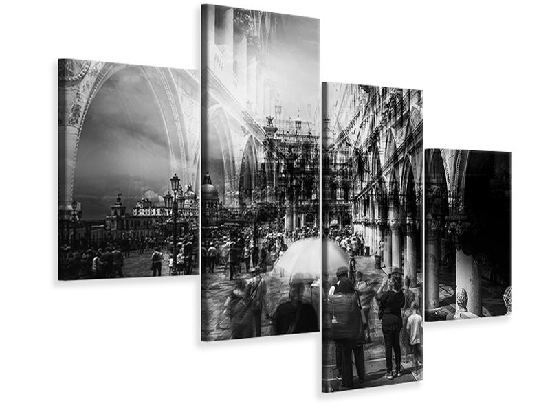 modern-4-piece-canvas-print-the-tourists