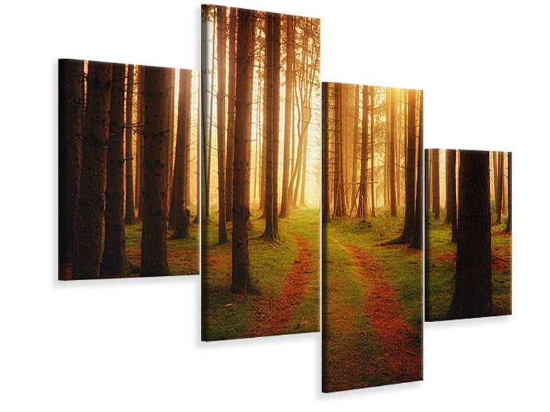 modern-4-piece-canvas-print-the-unknown-way