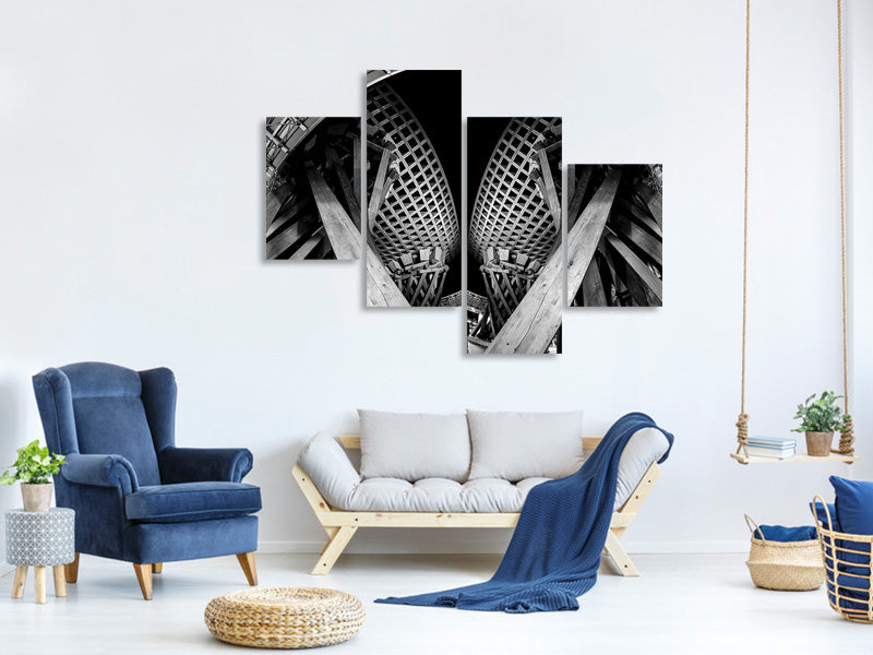 modern-4-piece-canvas-print-twist-gate