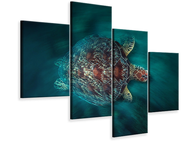 modern-4-piece-canvas-print-valocity-turtle