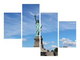 modern-4-piece-canvas-print-view-of-the-statue-of-liberty