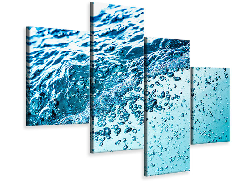 modern-4-piece-canvas-print-water-in-motion-ii