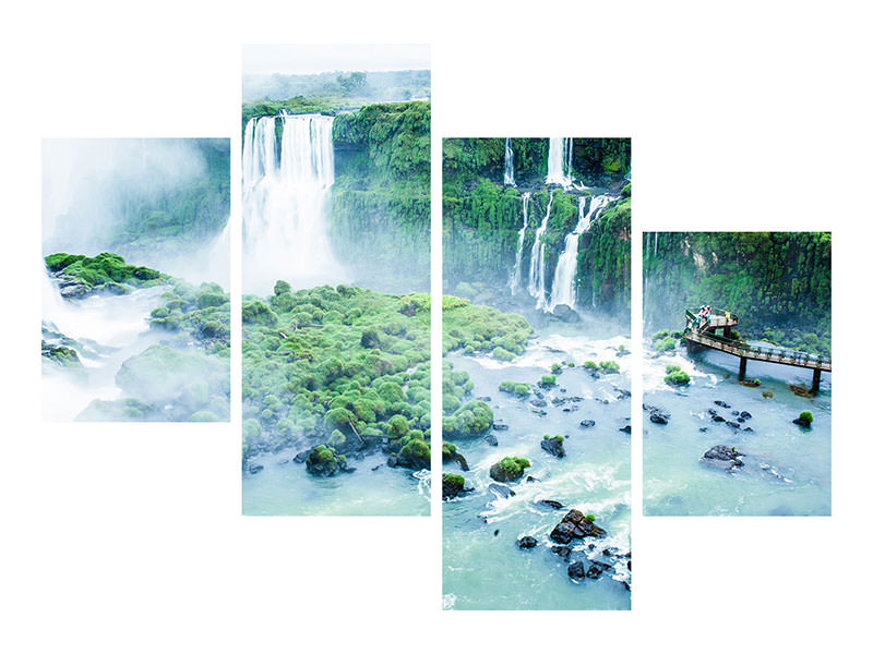 modern-4-piece-canvas-print-waterfalls