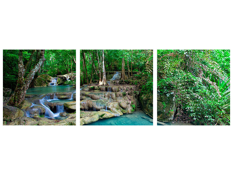 panoramic-3-piece-canvas-print-at-the-foot-of-erawan