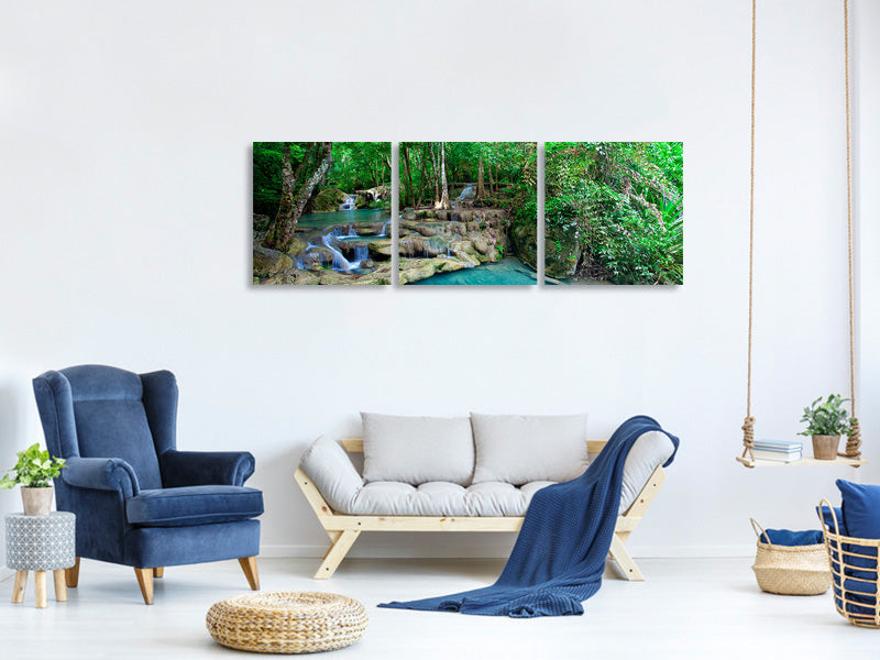 panoramic-3-piece-canvas-print-at-the-foot-of-erawan