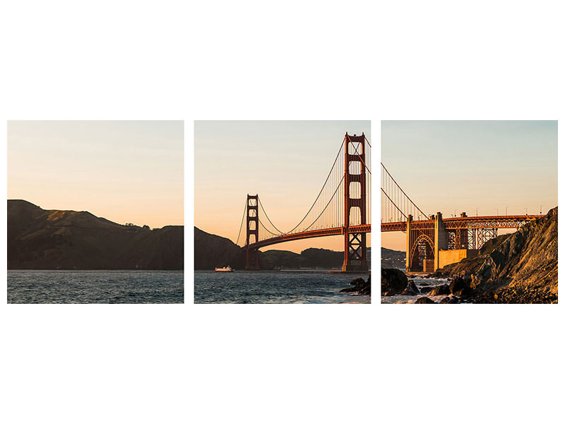 panoramic-3-piece-canvas-print-at-the-golden-gate-bridge