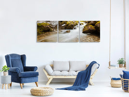 panoramic-3-piece-canvas-print-cascading-waterfall