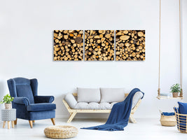 panoramic-3-piece-canvas-print-firewood