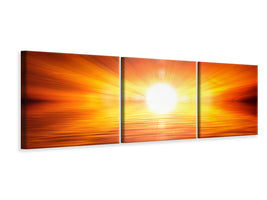 panoramic-3-piece-canvas-print-glowing-sunset