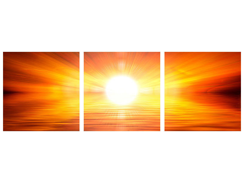 panoramic-3-piece-canvas-print-glowing-sunset