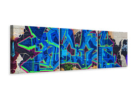 panoramic-3-piece-canvas-print-graffiti-nyc