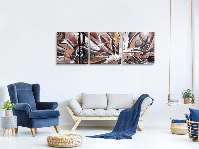 panoramic-3-piece-canvas-print-graffiti-wall