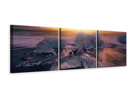 panoramic-3-piece-canvas-print-jokulsarlonas-sunrise-ii