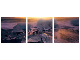 panoramic-3-piece-canvas-print-jokulsarlonas-sunrise-ii