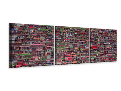 panoramic-3-piece-canvas-print-larung-gar