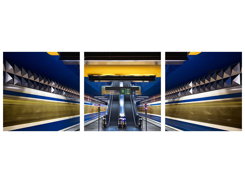 panoramic-3-piece-canvas-print-munich-underground