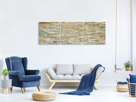 panoramic-3-piece-canvas-print-noble-stone-wall