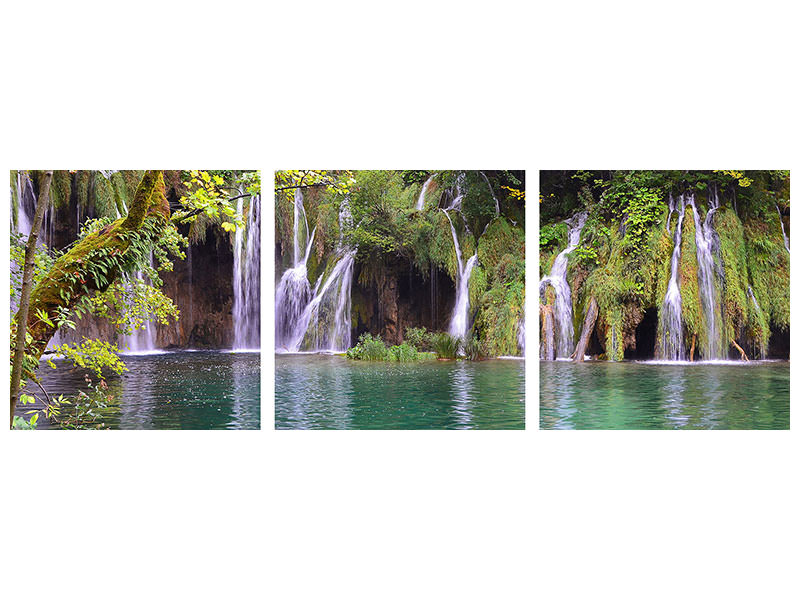 panoramic-3-piece-canvas-print-plitvice-lakes-national-park