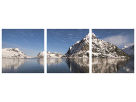 panoramic-3-piece-canvas-print-reflections-at-the-mountains