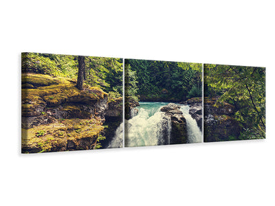 panoramic-3-piece-canvas-print-river-current