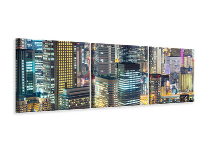 panoramic-3-piece-canvas-print-skyline-osaka-in-sea-of-lights