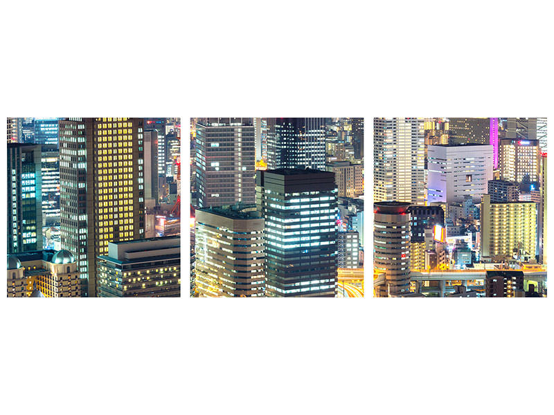 panoramic-3-piece-canvas-print-skyline-osaka-in-sea-of-lights