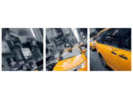 panoramic-3-piece-canvas-print-taxi-in-nyc