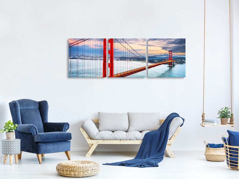 panoramic-3-piece-canvas-print-the-golden-gate-bridge-at-sunset