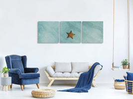 panoramic-3-piece-canvas-print-the-little-starfish