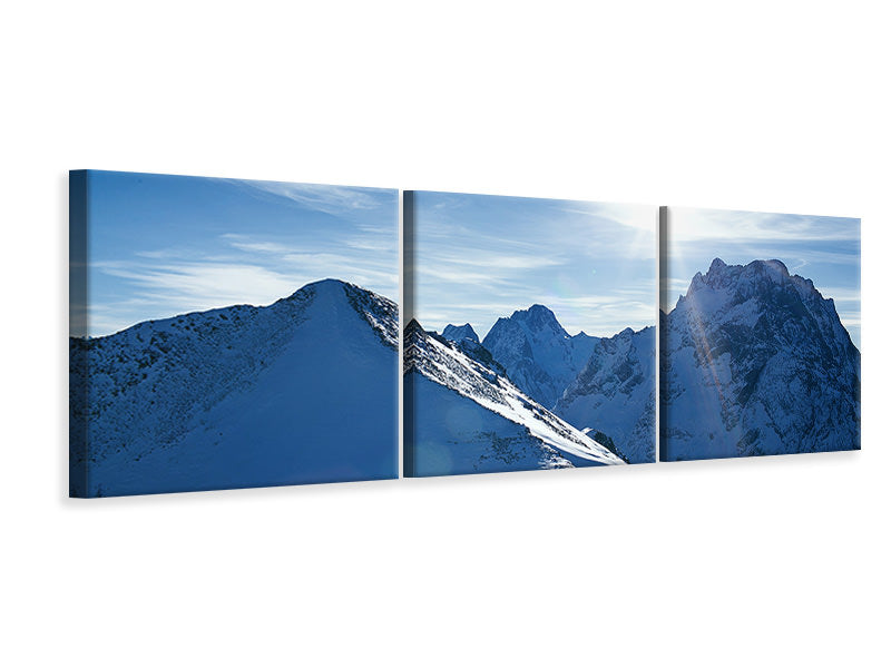 panoramic-3-piece-canvas-print-the-mountain-in-snow