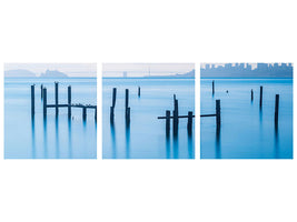 panoramic-3-piece-canvas-print-the-old-pier-of-sausalito