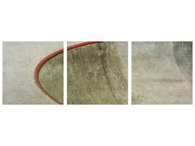 panoramic-3-piece-canvas-print-the-red-curve