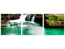 panoramic-3-piece-canvas-print-the-river-at-waterfall