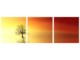 panoramic-3-piece-canvas-print-the-tree-in-the-water