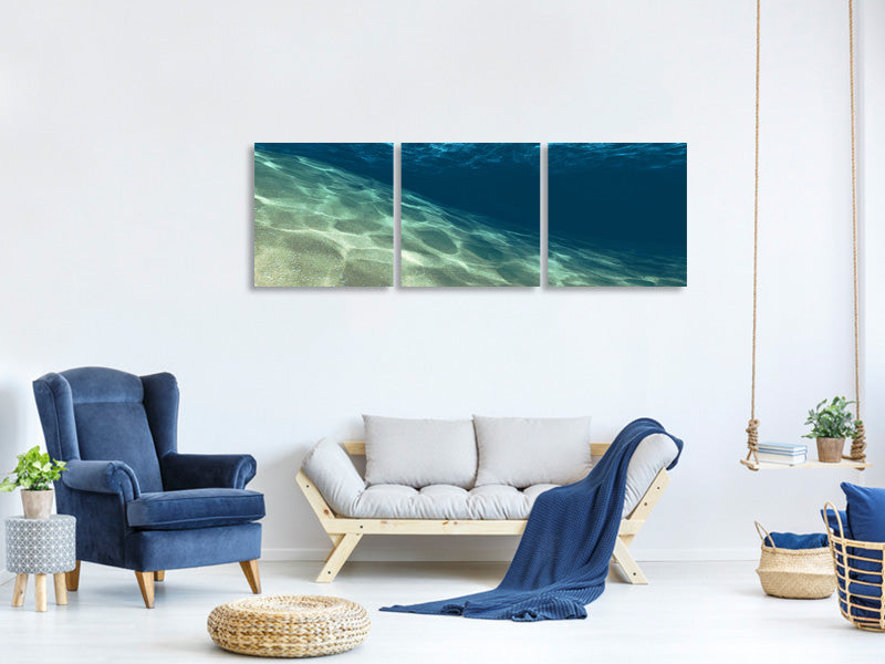 panoramic-3-piece-canvas-print-under-the-water