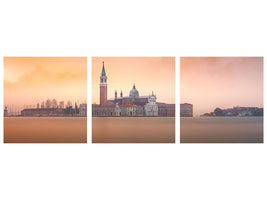 panoramic-3-piece-canvas-print-venice-pink-sunrise