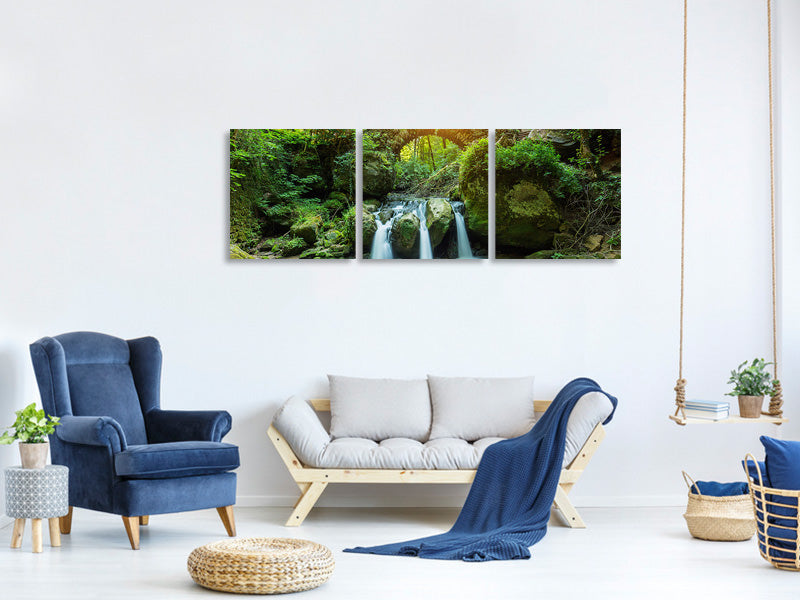 panoramic-3-piece-canvas-print-water-reflection