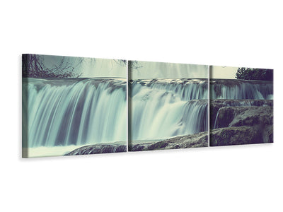 panoramic-3-piece-canvas-print-waterfall-mexico