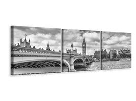 panoramic-3-piece-canvas-print-westminster-bridge