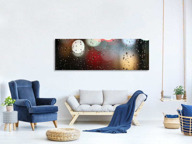 panoramic-canvas-print-illuminated-water-drops