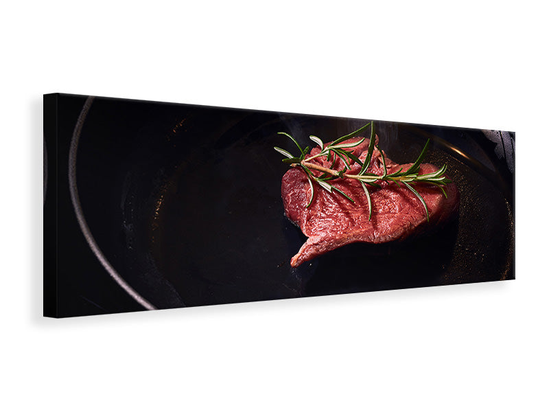 panoramic-canvas-print-meat-in-the-pan