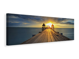 panoramic-canvas-print-sunset-at-the-wooden-bridge