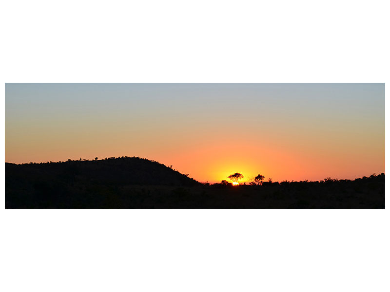 panoramic-canvas-print-sunset-in-africa