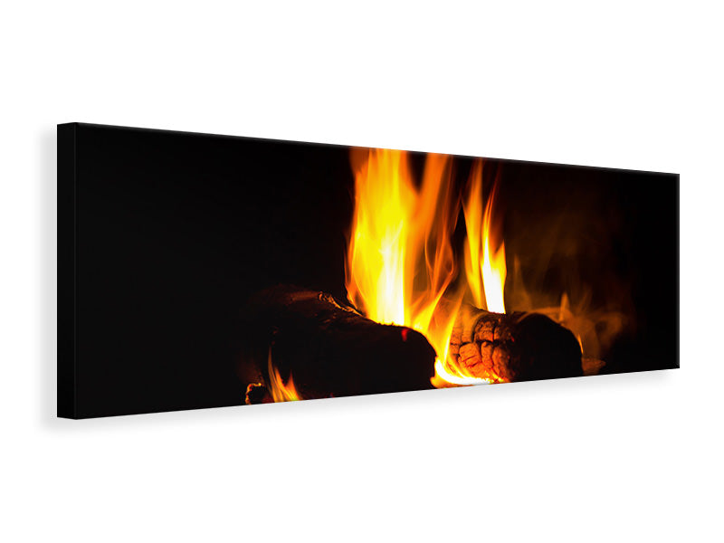 panoramic-canvas-print-the-fireplace